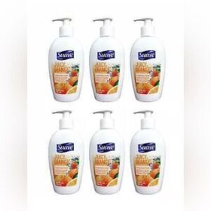 NEW SUAVE Juicy Orange Liquid Hand Soap Pump. Bottle - 6 Pack - 6.5 FL OZ